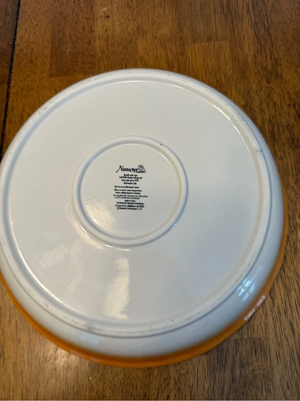 Nantucket ceramic serving